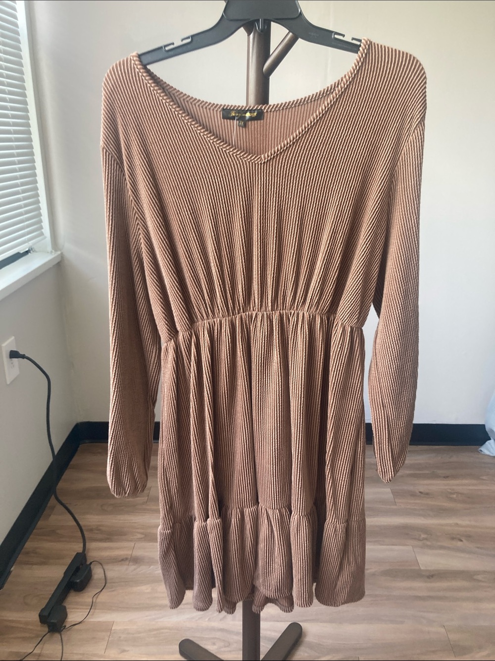Lexington Ave brown dress boho casual business casual western granola girl 3X - Picture 17 of 17